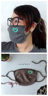 41 free face mask sewing patterns approved by 64 hospitals (+ pdf printables). Knit Face Mask Free Knitting Pattern And Paid Knitting Pattern Crochet Faces Crochet Mask Knitting Patterns Free