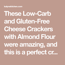 Almond Flour Cheese Crackers Kalyn S Kitchen Recipe Cheese Crackers Gluten Free Cheese Crackers Almond Flour