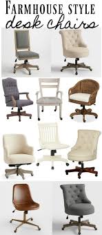 Farmhouse Style Desk Chairs Farmhouse Office Chairs Desk Chair Farmhouse Office Decor