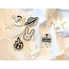 Looking for a good deal on crocs charms? Bad Bunny Croc Jibbitz Charms The Custom Movement In 2021 Croc Charms Croc Jibbitz Ideas Crocs Jibbitz Ideas