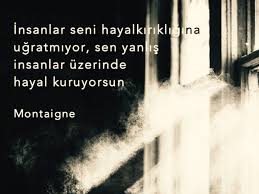Yanlis Insanlar Uzerine Hayal Kurmak Sozler Montaigne Ozlu Sozler Guzel Soz Gercekler