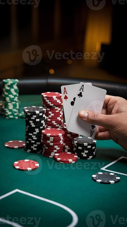 Poker table with chips and cards, dim lighting enhances intense game focus  Vertical Mobile Wallpaper 55301979 Stock Photo at Vecteezy