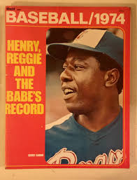 Vtg Dell Baseball Magazine Hank Aaron 1974 Great Ads & Stories GC