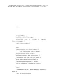 Pdf A Teoria Da Comunicacao De Alfred Schutz
