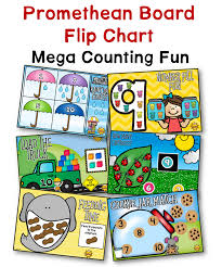 Number Counting Fun Promethean Board Flip Chart A Teacher