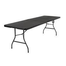 Cosco 8 Foot Centerfold Folding Table Black Walmart Com In 2020 Folding Table Cosco Table