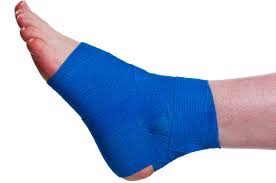 Slide the foot in the elasticated part. Easy Field Wrap For A Sprained Ankle Physical Sports First Aid Blog