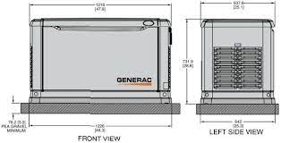 Generac 005883 1 Guardian Auto Standby Backup Generator 10 Kw Backup Generator Generator Standby Generators