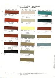 Pontiac Paint Charts Main Reference Page By Tachrev Com