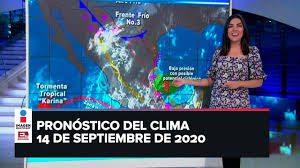 Las tendencias de la temperatura. Clima Para Hoy 14 De Septiembre De 2020 Youtube