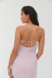 Urban Outfitters Out From Under Cut It Out Satin Bustier Bodysuit Uo April Tie Back Midi Slip Dress In 2020 Slip Dress Urban Dresses Dresses