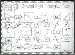 Download special right triangles worksheet. Special Right Triangles Worksheet Maze Activity Special Right Triangle Right Triangle Triangle Worksheet