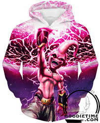 Kid Buu Ki Blast Hoodie We Offer The Best Dragon Ball Z Hoodies And T Shirts Check Out All Of Our Dbz And Anime Products Voitures Lamborghini Sweat Capuche