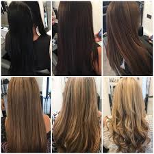 Dying black hair blonde usually requires the use of peroxide. New Year Transformation This Image Perfectly Shows The Process From Black To Blonde Mainta Dark To Light Hair Black To Blonde Hair Blonde Hair Transformations