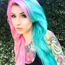 37 Yummy Uber Trending Cotton Candy Hair Color Ideas Haarfarben Trendige Haarfarben Schone Haare