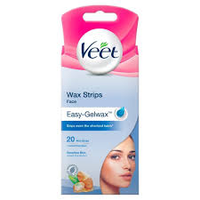 Generally, chin hair is thicker and has stronger roots, which makes waxing a smart choice. 20pk Veet Face Easy Gelwax Facial Hair Removal Wax Strips For Sensitive Skin On Onbuy