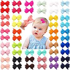 Cutting your baby's hair can even be a fun experience (after a bit of practice) and something you step 6: Amazon Com 50 Pieces 25 Colors In Pairs Baby Girls Fully Lined Hair Pins Tiny 2 Hair Bows Alligator Clips For Little Girls Infants Toddlers Beauty