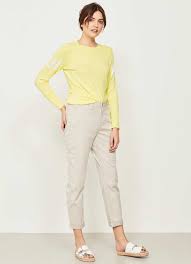 Oyster Relaxed Fit Casual Chino Mint Velvet Relaxed Fit Casual Chinos Casual