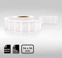 ISO18000-6C 54x34mm UHF RFID Label Alien Higgs® 9