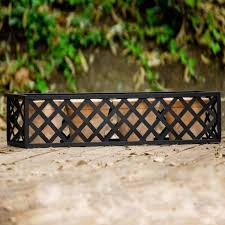 Get free shipping on qualified wood window boxes or buy online pick up in store today in the outdoors department. 24 Woven Iron Outdoor Planter Boxes Hooks Lattice