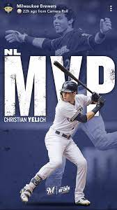 Pin By Firstname Lastname On Backgrounds For Phone Christian Yelich Milwaukee Phone Backgrounds