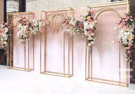 Wedding Backdrop Wedding Backdrop Wedding Backdrop Glitter Backdrop With Steel Frame Attached T In 2020 Wedding Stage Design Wedding Backdrop Design Wedding Backdrop