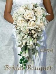 Real wedding photo covid micro wedding backyard wedding evoke design and creative bride peach nails neutral bouquet eucalyptus. Beautiful Cream Gold Bouquet Wedding Bouquets Bridal Bridesmaid Silk Flowers Ebay