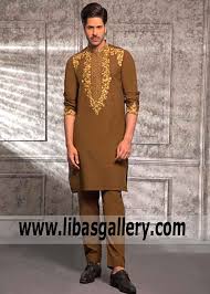In pakistan wedding is a special event and everyone wears the best outfit available on this special pakistani designers are making gorgeous looking wedding dresses for women of all ages. Groom Wedding Sherwani Collection Latest Dulha Sherwani Shadi Nikah Mangni Mehndi Uk Usa Pakistan Canada Australia Saudi Arabia Norway India Dubai