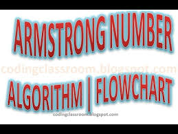 explained armstrong number flowchart algorithm