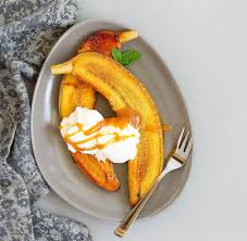Bananes Au Four Aux Agrumes Et Epices Recette Recette Banane Banane Cuisine