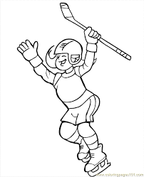 Choose your favorite coloring page and color it in bright colors. Ice Hockey Coloring Pages Coloring Home