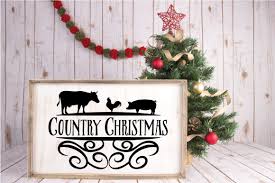Country Christmas Svg Graphic By Oldmarketdesigns Creative Fabrica Christmas Svg Country Christmas Vinyl Decal Paper