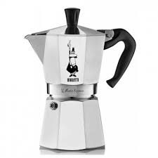 Designed with a steam wand and extra pressure valve it mixes the milk and es. Coffee Maker Bialetti Moka Express 6 Cup Silver Coffee Friend