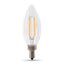 40 Watt Equivalent Soft White B10 Dimmable Led 6 Pack Feit Electric