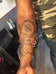 Compass Map Example Of How Tattoos Should Be Done On Darker Skin Tones Sleeve Tattoos Tattoos Dark Skin Tone