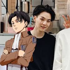 Agust D And Levi Shared By My Time Jk On We Heart It Gangsta Anime Bts Yoongi Yoongi