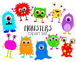 Maybe you would like to learn more about one of these? Monster Clipart Set Cute Monsters Clip Art Designs Fun Etsy