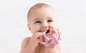 TYRY.HU Baby Teething Toys Easy to Hold for Sensory Soothie Teether Gifts  (Ball)