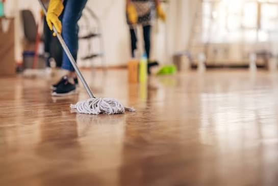 Walking barefoot on clean floors