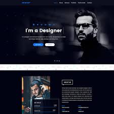 Free Personal Portfolio Template Free Psd Template Freebies Fribly Portfolio Web Design Portfolio Website Design Web Design Portfolio Graphic Designers