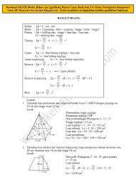 Contoh soal bangun ruang kerucut. 13 Modul Bangun Ruang Pak Sukani