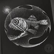 After the initial catch, xp drops to 1%. Angler Fish Skeleton By Deadinsidegraphics Angler Fish Drawing Angler Fish Art Fish Artwork