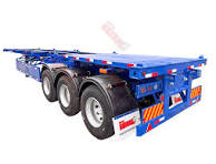 Supply tri axel 40ft container skeleton trailer for sale ...