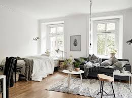 1 Bedroom Apartment Furnished In Scandinavian Style Firstapartment Firstapartmentcouples Firs One Room Flat Studio Apartment Decorating Apartment Room