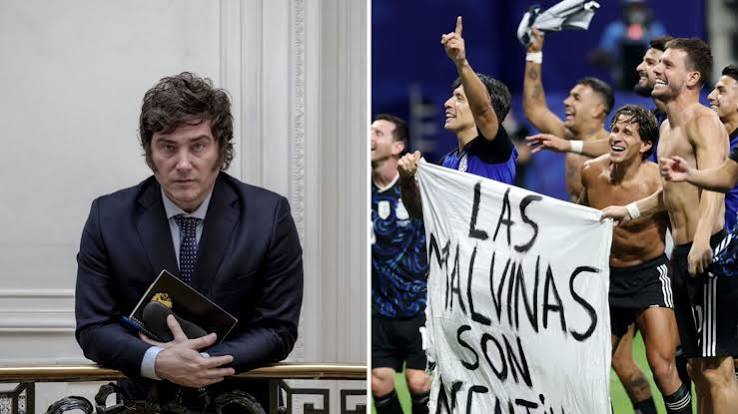 Qué dijo Javier Milei sobre la bandera de las Malvinas que flamearon los jugadores tras el partido con Inglaterra – GENTE Online