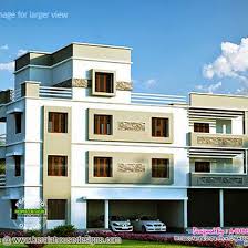 Towering above the surrounding houses, the 3rd floor is well lit and accommodates the living space, while the 2nd floor offers a comparatively more private space. 3 Storied House Plan Kerala Home Design And Floor Plans 8000 Houses