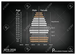 Population And Demography Illustration Of Population Pyramids