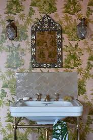 House Of Hackney Sumatra Wallpaper In 2021 Bathroom Wallpaper Trends Bathroom Plants Green Bathroom
