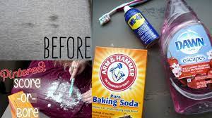 If the fibre is a polyester you will never be able to get the grease out of the fabric. Get Grease Stains Out Of Clothing With Household Items Youtube