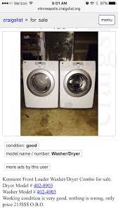 Craigslist Front Loader Washer Triangle House Washer And Dryer